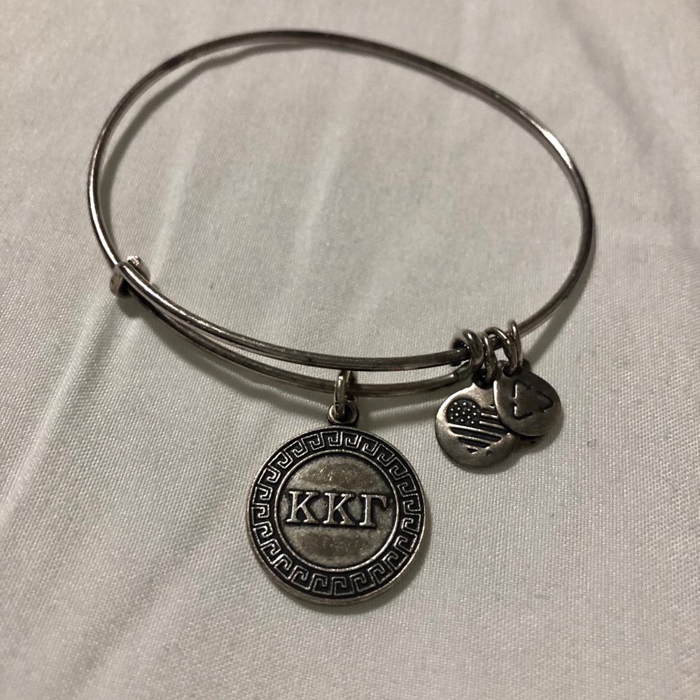 Alex and Ani Kappa Kappa Gamma silver bracelet